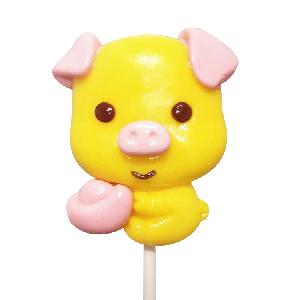 2019 best selling animal shape hard custom lollipop