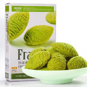 Best selling sweet matcha flavored cookies and biscuits