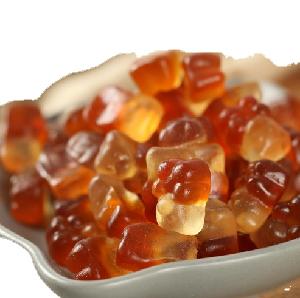 Cola flavor bear shape fudge soft candy delicious snacks