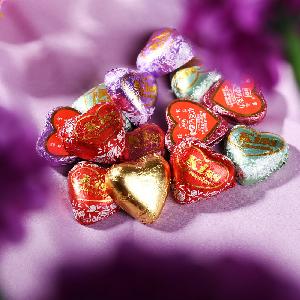 Bulk heart shape chocolate candy for wedding day
