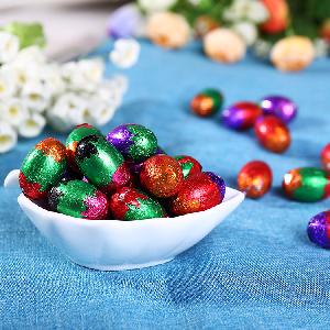 High quality Easter egg shape dark chocolate casual snack