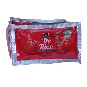 Top quality 70g sachet tomato paste in pouch double concentrate standing up brix 22-24%