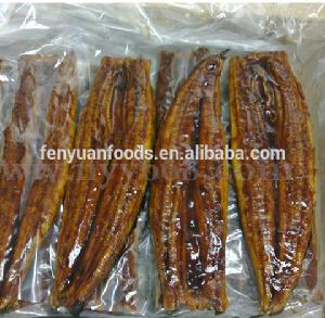 High Quality Japanese Sushi Frozen Unagi Kabayaki Headless Back Cut Roasted Eel