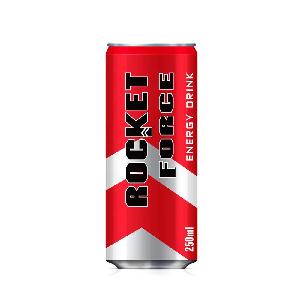 Rocket Force energy drink 250ml Slim Can