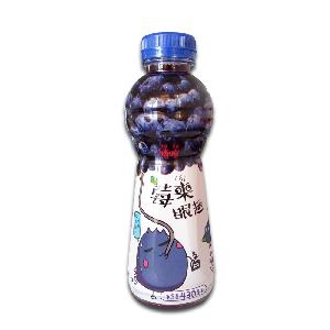 Private Label 430ml Blueberry Juice Drink with pulp in PET bottle