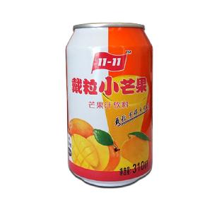 HALAL Aluminum Can(tinned) Mango Juice Drink with fiber pulp
