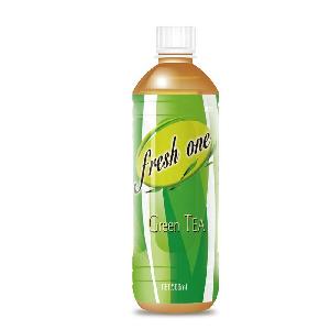 Low-Sugar Healthy Green Tea Drink in PET