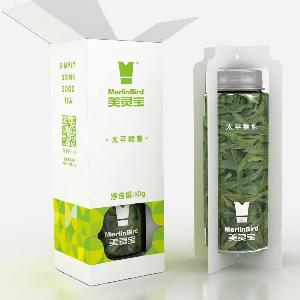 Packed Big Wishing Bottle Taipinghouhui Green Tea Leaves