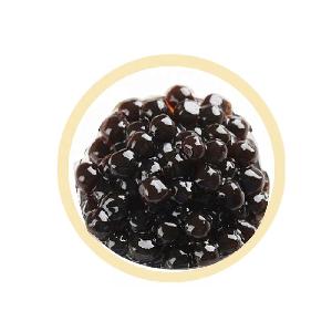 Taiwan Food Brown Sugar Boba Black Tapioca Ball  Instant  Pearls
