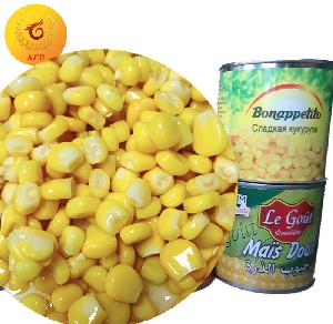 Canned Sweet Corn 850g Factory Price
