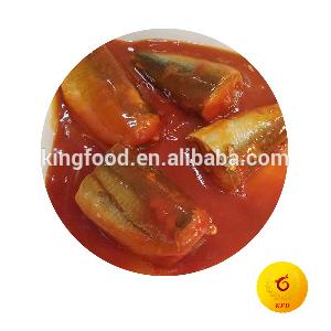 Canned Pilchard fish in tomato sauce