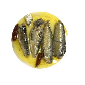 All types of canned sardine fishes