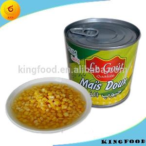 Cheap Price for Canned Sweet Corn Best Canned Sweet Kernel Corn Factory