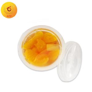 High quality yellow peach fruit cup supplier in China