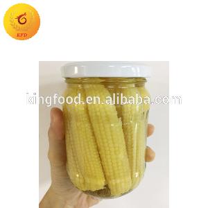 High Quality Baby Corn Whole/Cut in Glass Jar