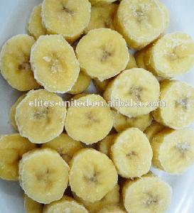 IQF frozen fresh banana chips