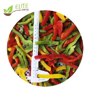 Frozen Mixed Color Sweet Pepper Strips/Slice IQF RED/GREEN/YELLOW pepper slices of new season crop