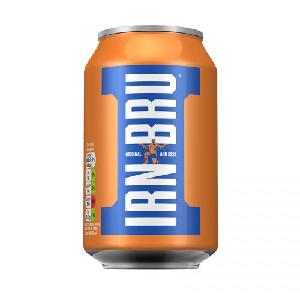 BARRS IRN BRU 330ML  CAN   SOFT   DRINKS 