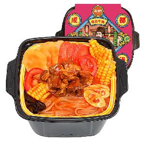Convenient Self Heating Hot Pot Chinese Instant Food Wholesale snacks 340g Tomato sirloin