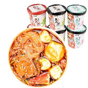 340g Meat Hotpot Instant Noodles Meat Dishes Oden  food Glass Noodle Meat Meal