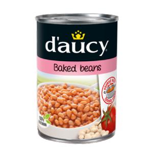 FOOD SERVICE daucy Baked beans in tomato sauce 400 g net Weight