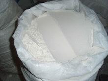 Wheat flour in bags