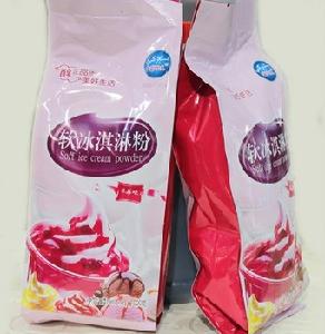 strawberry flavor and ice cream  product  type soft ice cream powder