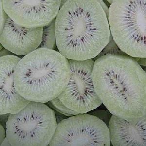 frozen kiwifruit half cut