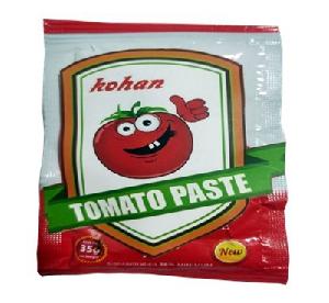 sachet tomato paste 70g with yur private label