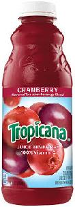 Tropicana Cranberry Juice Beverage, 32 Ounce