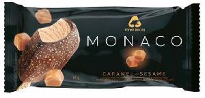 Ice cream MONACO ''Caramel- Sesame'', glazed, wrap