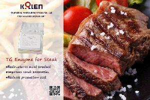 Transglutaminase for Restructuring Meat