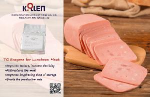 Transglutaminase for Luncheon Meat