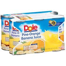 Dole Pineapple Orange Banana Juice, Canned Fruit Juice with Added Vitamin C, 6 Oz, 6 Ct