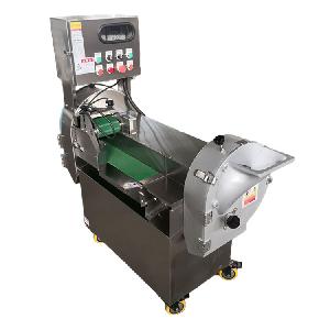 LIGONG Double head full automatic control panel vegetable cutter machine
