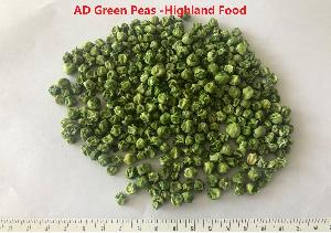 Air dried dehydrated green peas