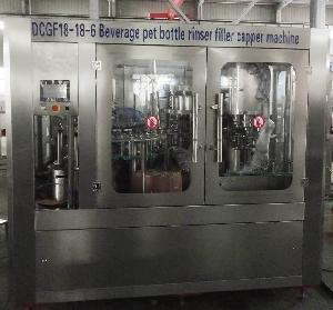 PET Bottle Soda Drink Washing,Filling ,Capping 3in1 Filling Machine