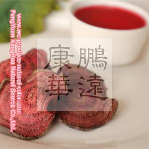 beetroot red ,  frozen  sucker using colorant