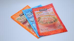 kirkland frozen food packaging three sides sealing bag with zipper