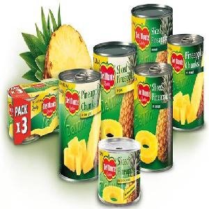 Canned Pineapples in  Juice 