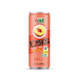 8.4 fl oz VINUT Kombucha natural Peach juice Sugar free