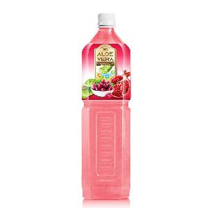 1.5L VINUT Bottle Aloe vera drink with Pomegranate and Cranberry