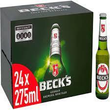 Becks Lager Beer 20 X 275 Мл / Becks Premium Lager Beer / CARLSBERG BEER
