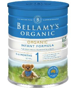 Bellamy Step 1 Organic Infant Formula 900g
