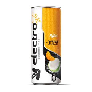 250ml cans more energy Electrolyte Coconut water tangerine from RITA beverage