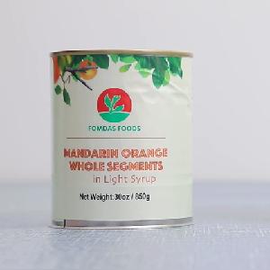 12x850g Canned Mandarin Oranges in Light Syrup