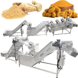 Fully Automatic Ginger Powder Processing Production Line
