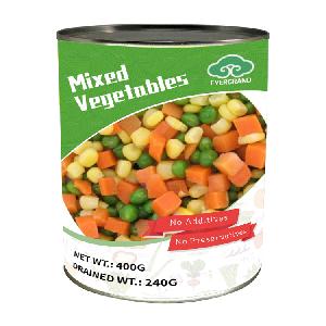 High Nutritional Value Food  Canned   Mixed   Vegetables  Green Peas And Carrots