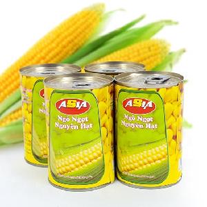 Canned vegetable Delicious Sweet Corn in tins Easy Open Lid