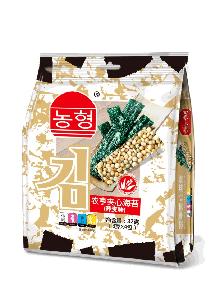 Safety Instant Seaweed Snack with Nuts Topping 32g in HACCP